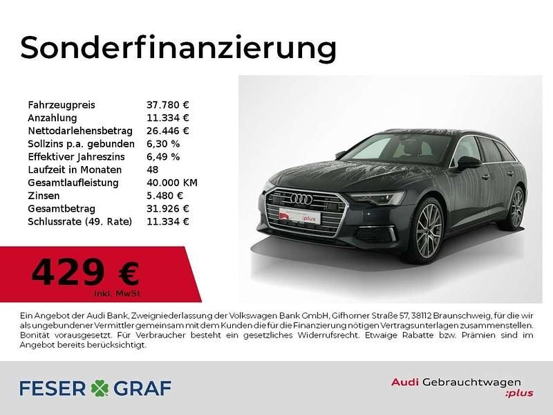 Manhattangrau metallic Gebraucht 2022 Audi A6 Ambiente Kombi | 37.780 € (Fairer Preis) - Bild 1/2