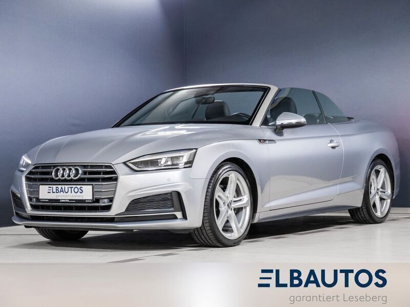 Florettsilber Gebraucht 2018 Audi A5 Cabriolet S-Line Cabrio | 26.750 € (Guter Preis) - Bild 1/4