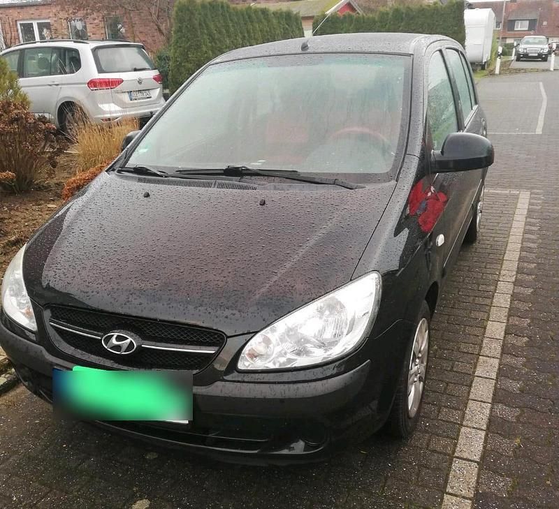 Schwarz Gebraucht 2008 Hyundai Getz Edition+ Kleinwagen | 950 € (Superpreis) - Bild 1/4