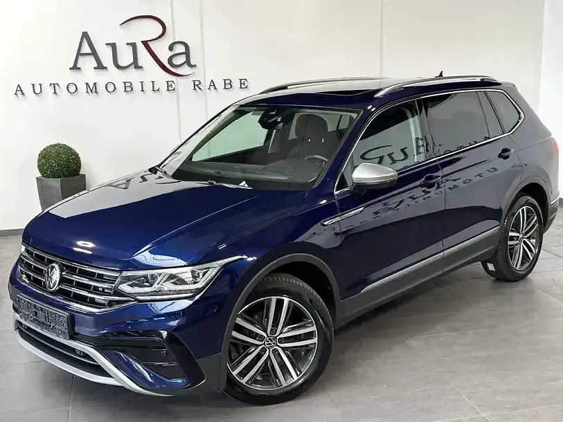 Gebraucht VW Tiguan Allspace Elegance 150 PS (110 kW) 2022 Blau SUV