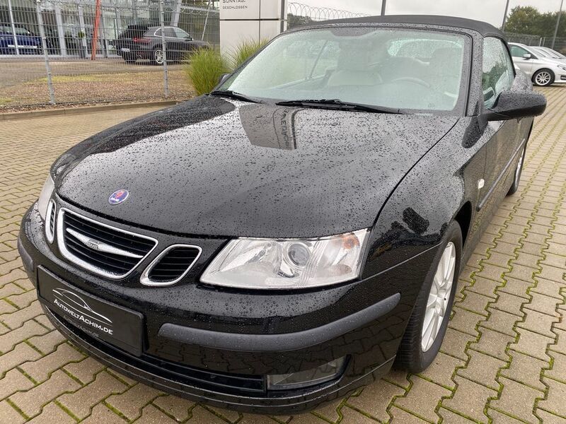 Schwarz Gebraucht 2008 Saab 9-3 Cabriolet Cabrio | 11.400 € (Teuer) - Bild 1/4