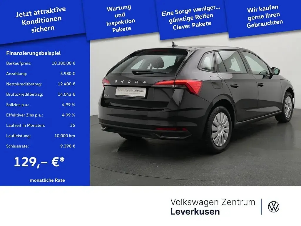 Gebraucht Skoda Scala Essence 116 PS (85 kW) 2024 Schwarz Kleinwagen