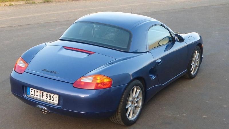 Gebraucht Porsche Boxster 204 PS (150 kW) 1998 Blau Cabrio