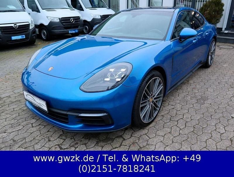 Blau Gebraucht 2017 Porsche Panamera 4 Limousine | 58.450 € (Fairer Preis) - Bild 1/4