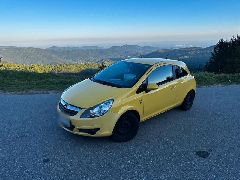 Gelb Gebraucht 2010 Opel Corsa Kleinwagen | 750 € (Superpreis) - Bild 1/4