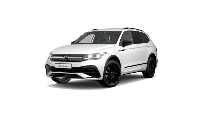 Weiß Gebraucht 2022 VW Tiguan Allspace R-line SUV | 35.050 € (Superpreis) - Bild 1/3