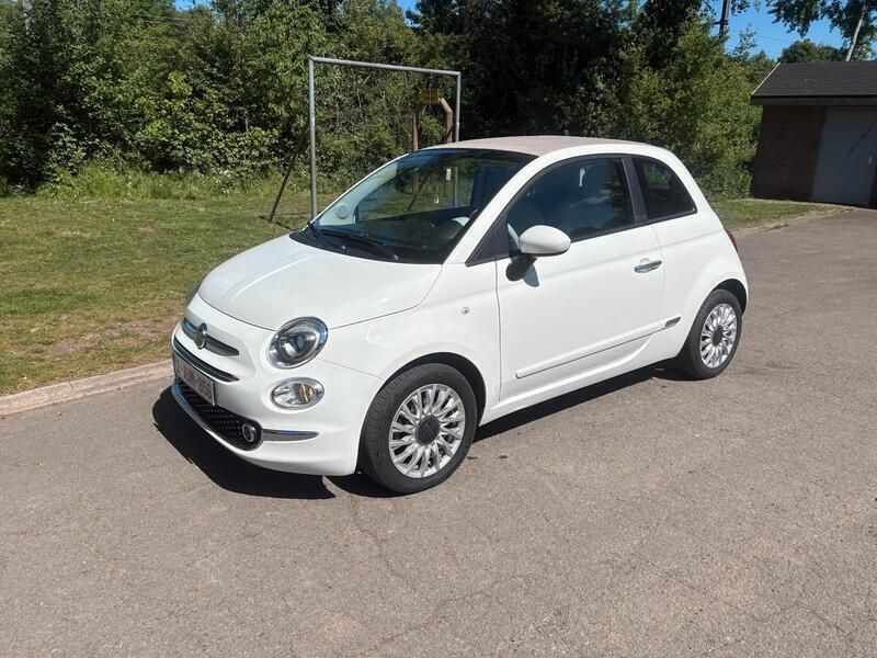 Weiß Gebraucht 2021 Fiat 500C Lounge Cabrio | 14.650 € - Bild 1/4