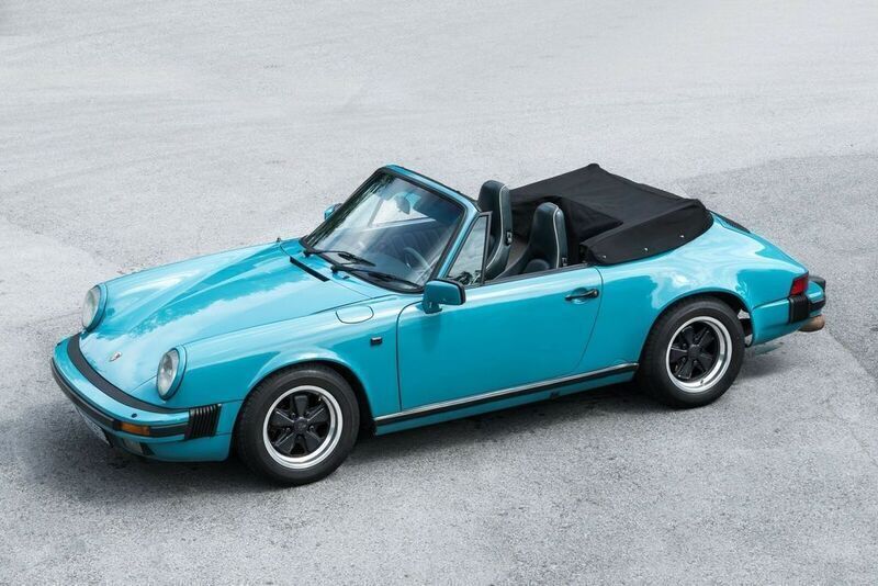 Gebraucht Porsche 911 218 PS (160 kW) 1987 Blau Cabrio