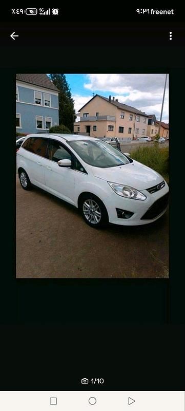 Weiß Gebraucht 2013 Ford Grand C-Max Van / Kleinbus | 8.500 € (Etwas zu teuer) - Bild 1/4