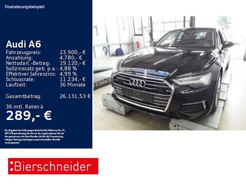 Schwarz Gebraucht 2022 Audi A6 Design Kombi | 23.900 € (Guter Preis) - Bild 1/3