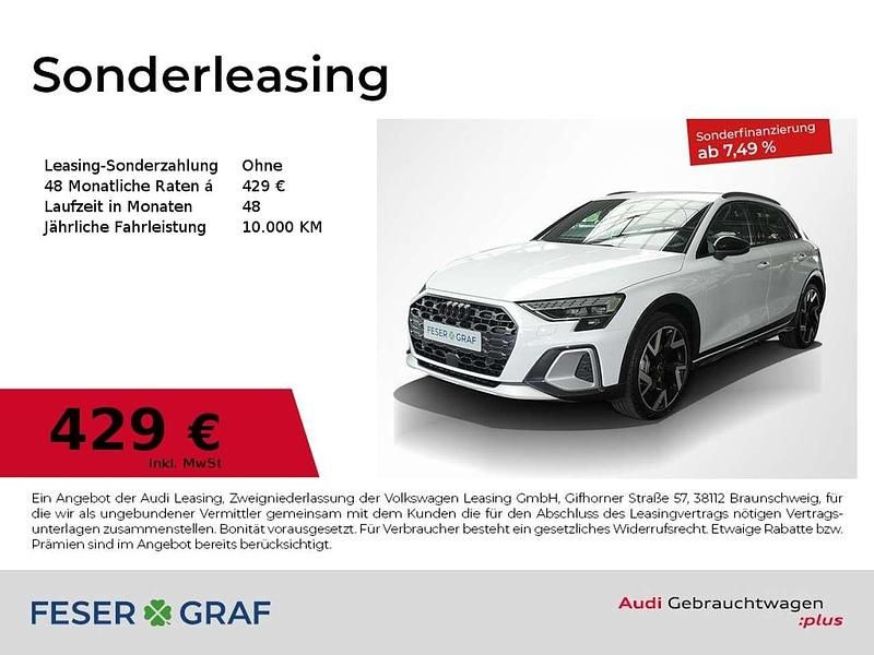 Gletscherweiß metallic Gebraucht 2024 Audi A3 Comfort Limousine | 38.970 € (Teuer) - Bild 1/1