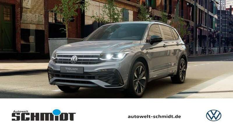 Platinum grey metallic Gebraucht 2024 VW Tiguan Allspace R-line SUV | 44.990 € (Fairer Preis) - Bild 1/4