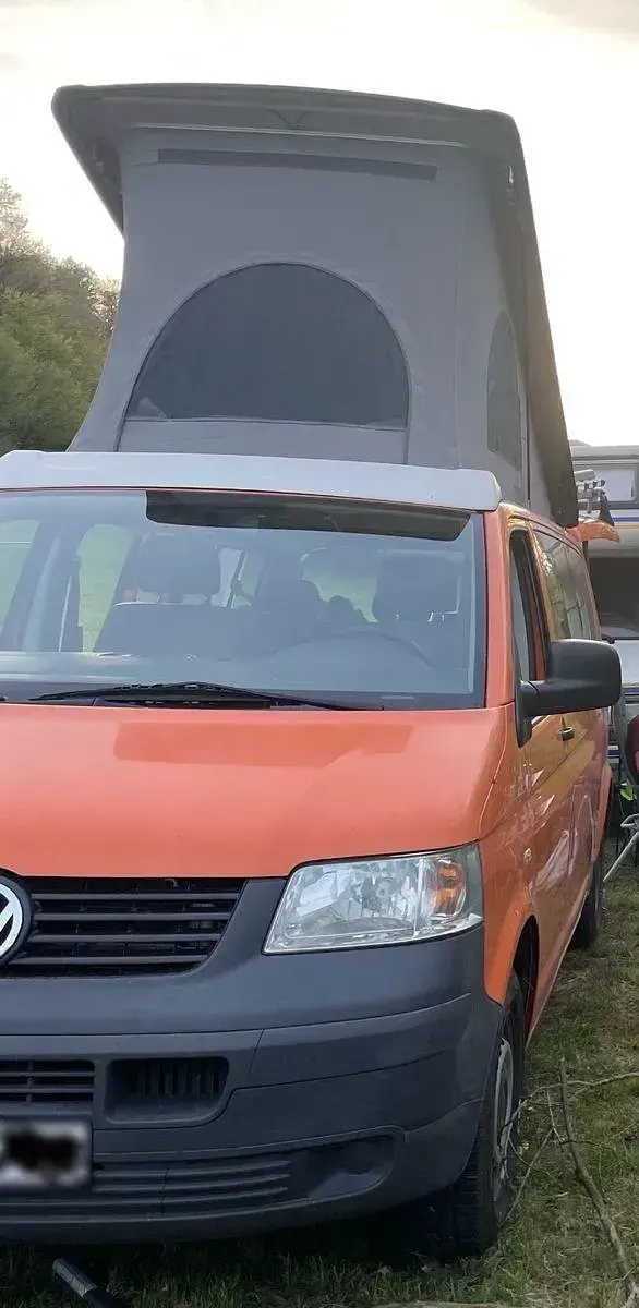 Usata VW Transporter 131 CV (96 kW) 2009 Arancione Furgone