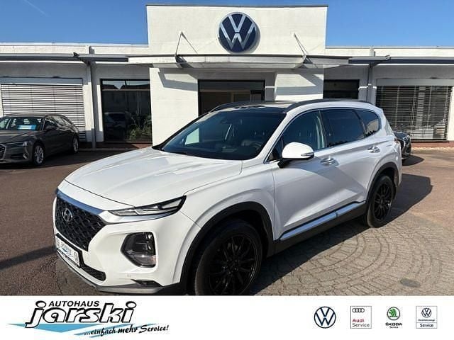 Weiß Gebraucht 2019 Hyundai Santa Fe Premium SUV | 20.988 € (Superpreis) - Bild 1/4