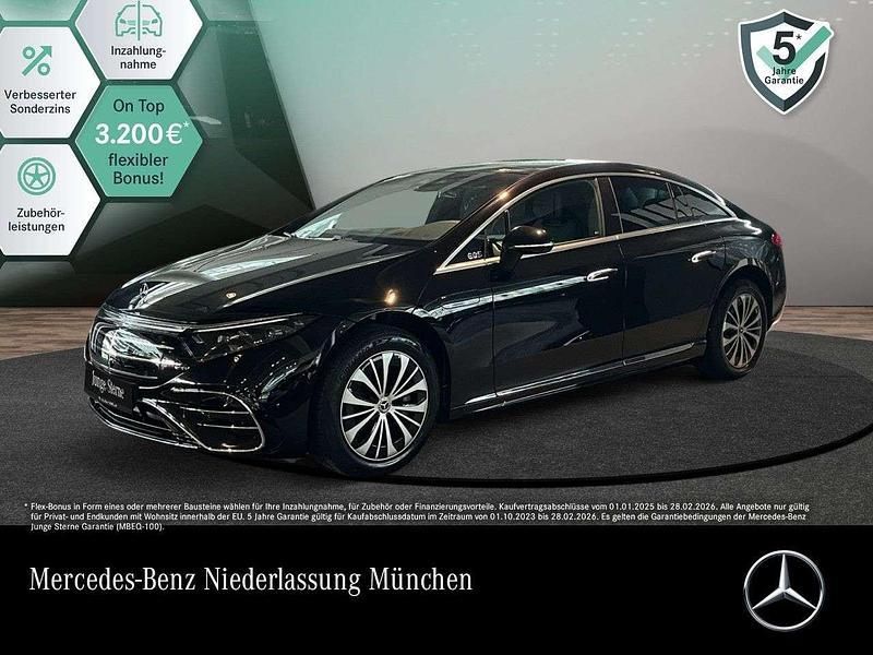 Schwarz Gebraucht 2025 Mercedes EQS350 Electric Art Limousine | 76.990 € - Bild 1/3