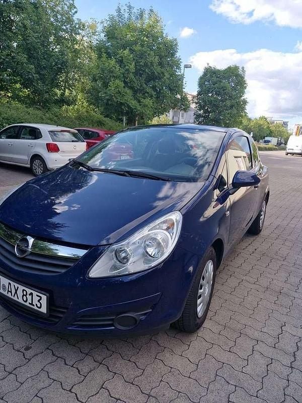 Blau Gebraucht 2009 Opel Corsa Innovation Limousine | 2.500 € (Guter Preis) - Bild 1/4