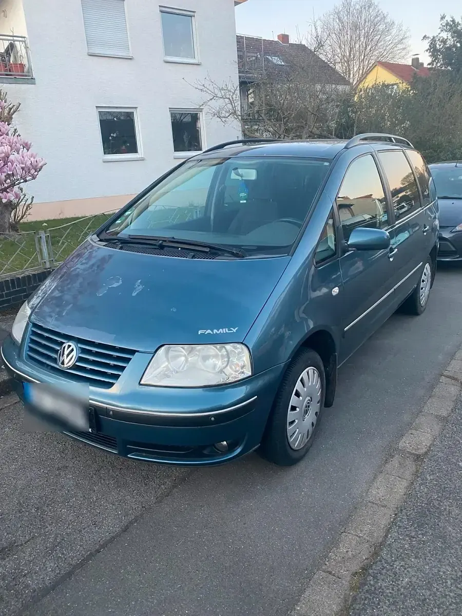 Gebraucht VW Sharan 116 PS (85 kW) 2002 Blau Van / Kleinbus