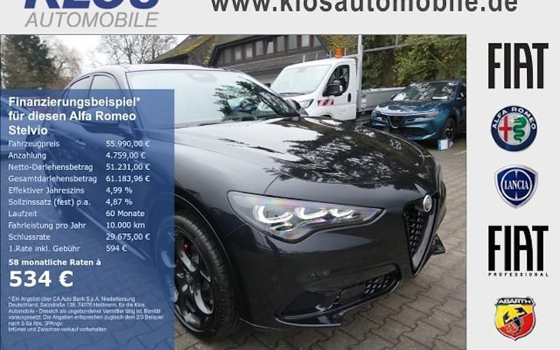 Neu Alfa Romeo Stelvio Veloce 210 PS (154 kW) 2025 Schwarz SUV