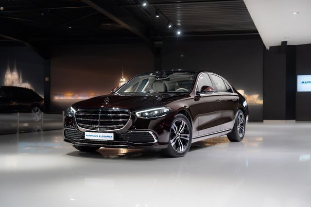 Rubellitrot metalliclack Gebraucht 2021 Mercedes S350 Limousine | 72.980 € (Fairer Preis) - Bild 1/4