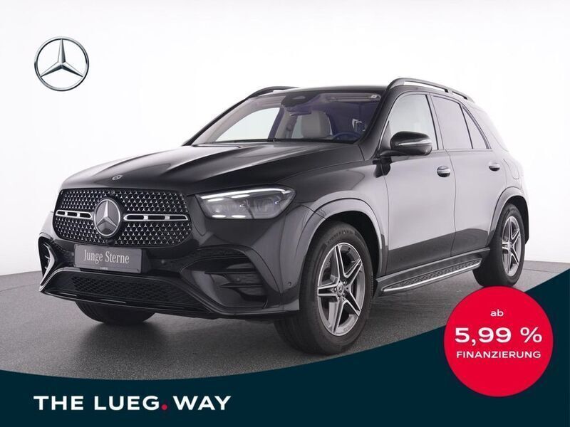 Metalliclack obsidianschwarz Gebraucht 2024 Mercedes GLE350e AMG SUV | 78.885 € (Etwas zu teuer) - Bild 1/4