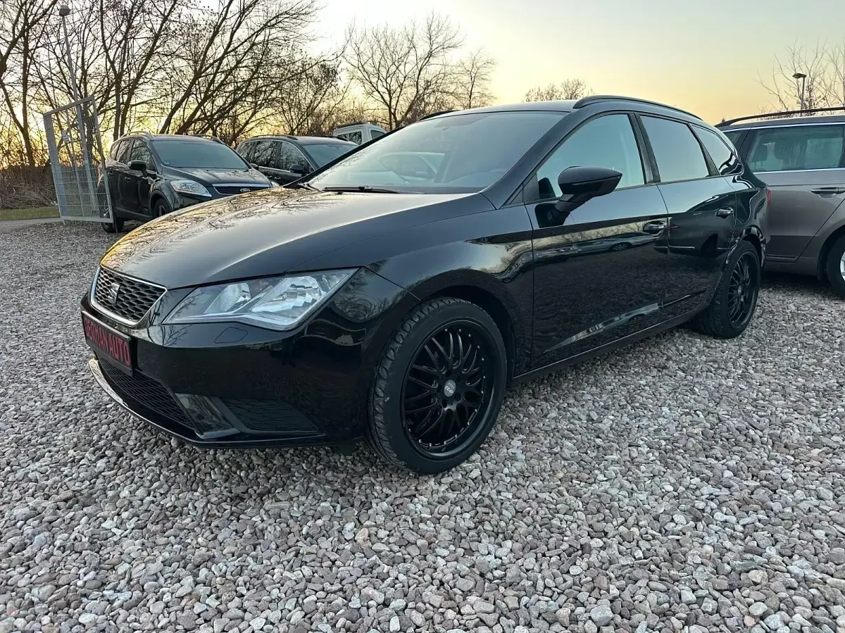 Gebraucht Seat Leon ST Reference 105 PS (77 kW) 2015 Schwarz Kombi