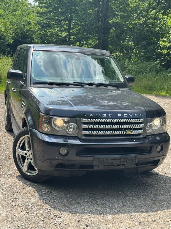 Blau Gebraucht 2008 Land Rover Range Rover Sport HSE SUV | 11.400 € (Fairer Preis) - Bild 1/4