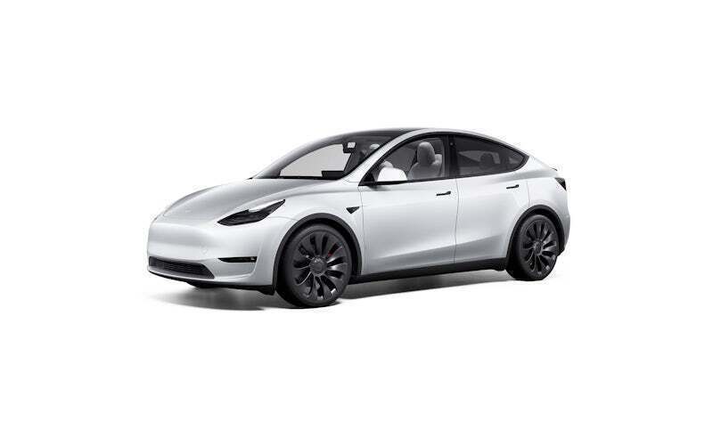 Weiß Neu 2025 Tesla Model Y Performance SUV | 62.170 € (Teuer) - Bild 1/4