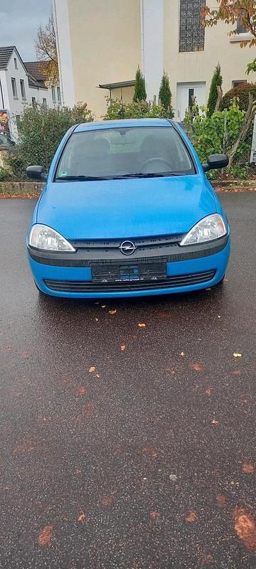 Blau Gebraucht 2002 Opel Corsa Limousine | 600 € (Superpreis) - Bild 1/4