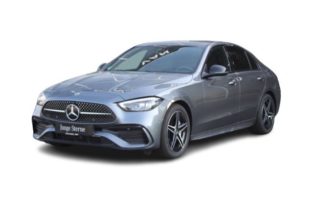 Grau Gebraucht 2023 Mercedes C220 AMG Limousine | 41.659 € (Etwas zu teuer) - Bild 1/4