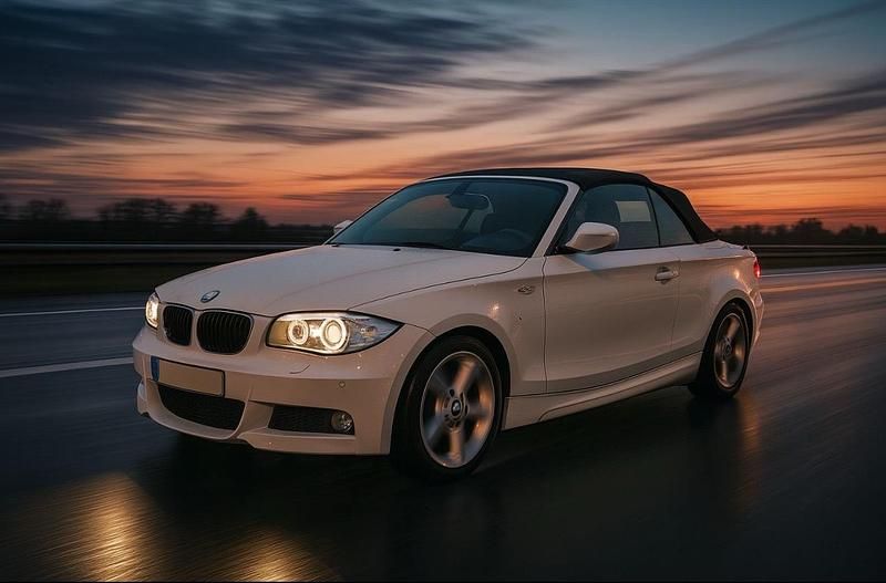 Weiß Gebraucht 2010 BMW 118 Cabriolet M Sport Cabrio | 7.250 € (Fairer Preis) - Bild 1/4