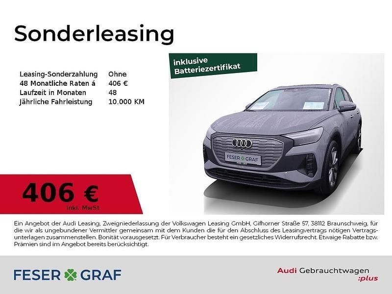 Gebraucht 2025 Audi Q4 e-tron S-Line SUV | 44.540 € (Fairer Preis) - Bild 1/1