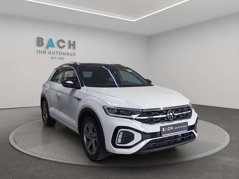Gebraucht VW T-Roc R-line 150 PS (110 kW) 2023 Pure white schwarz SUV