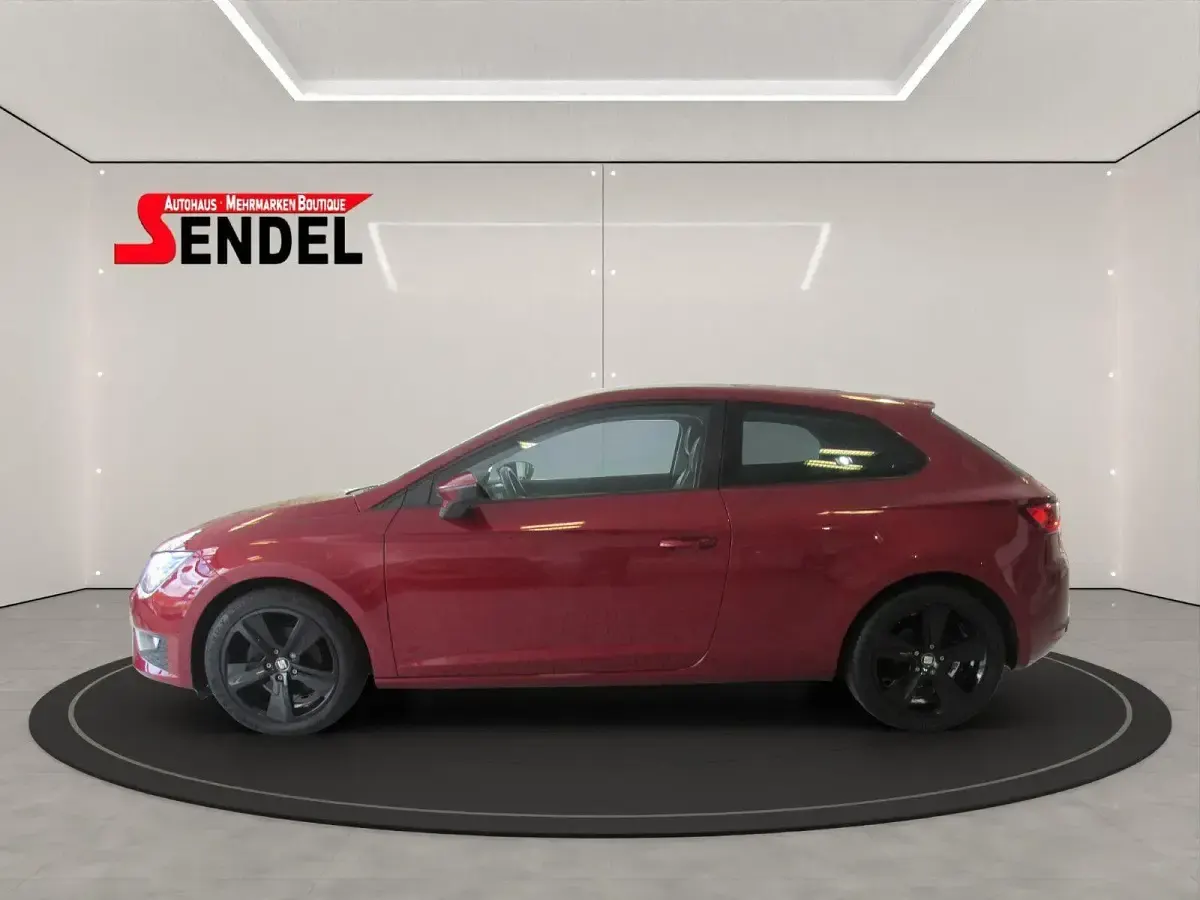 Używany Seat Leon FR 125 KM (91 kW) 2016 Czerwony Coupe