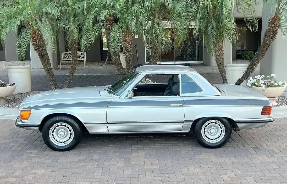 Gebraucht Mercedes SL280 185 PS (136 kW) 1978 Silber Cabrio