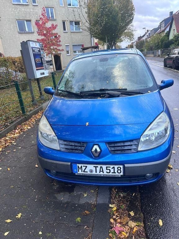 Gebraucht Renault Scénic II Authentique 111 PS (81 kW) 2006 Blau Van / Kleinbus
