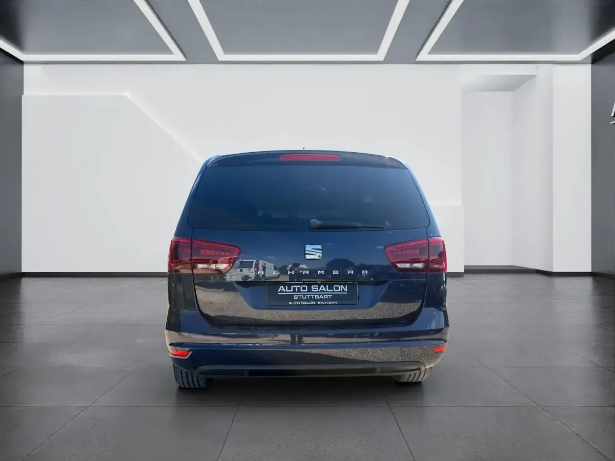 Gebraucht Seat Alhambra Style 184 PS (135 kW) 2015 Blau Van / Kleinbus
