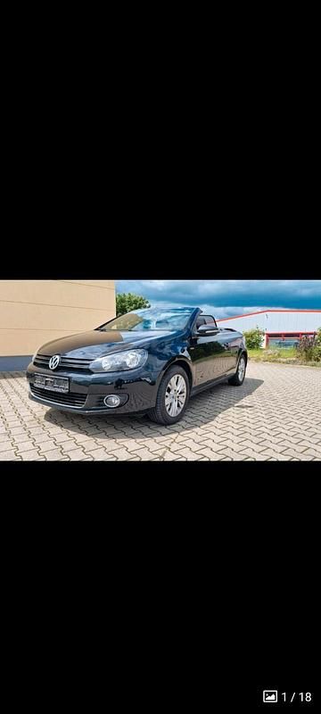 Gebraucht VW Golf Cabriolet 105 PS (77 kW) 2014 Schwarz Cabrio