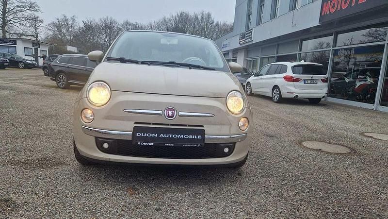 Beige cappuccino (moccalatte) Gebraucht 2014 Fiat 500 Lounge Limousine | 8.900 € (Etwas zu teuer) - Bild 1/4