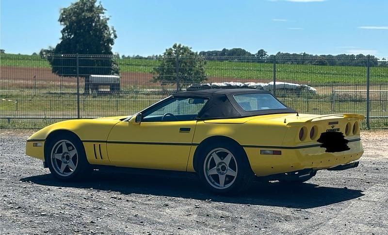 Gelb Gebraucht 1987 Corvette C4 Cabrio | 8.800 € - Bild 1/4