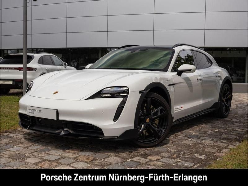 Weiß Gebraucht 2024 Porsche Taycan Turbo Cross Turismo Limousine | 109.990 € (Fairer Preis) - Bild 1/4