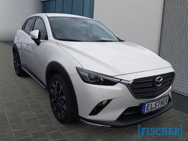 Gebraucht Mazda CX-3 Selection 121 PS (88 kW) 2022 Snowflake white (weiss) SUV