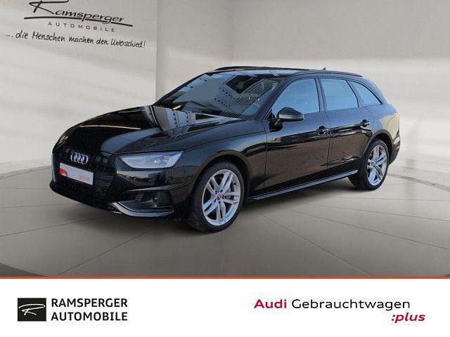 Schwarz (mythosschwarz metallic) Gebraucht 2021 Audi A4 Advanced Plus Kombi | 24.880 € (Guter Preis) - Bild 1/4