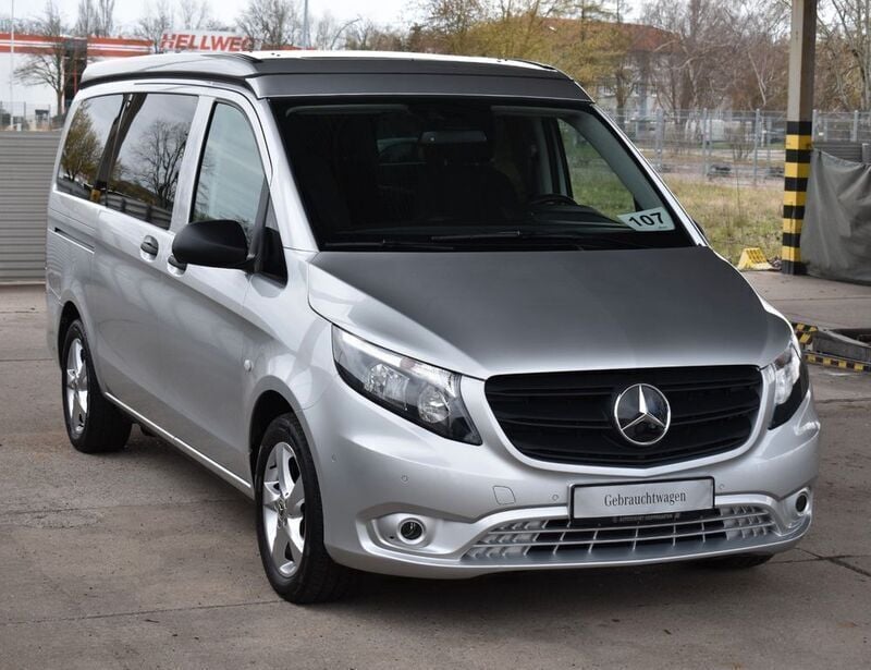 Gebraucht Mercedes V250 Marco Polo 190 PS (139 kW) 2021 Brillantsilber metallic Van / Kleinbus
