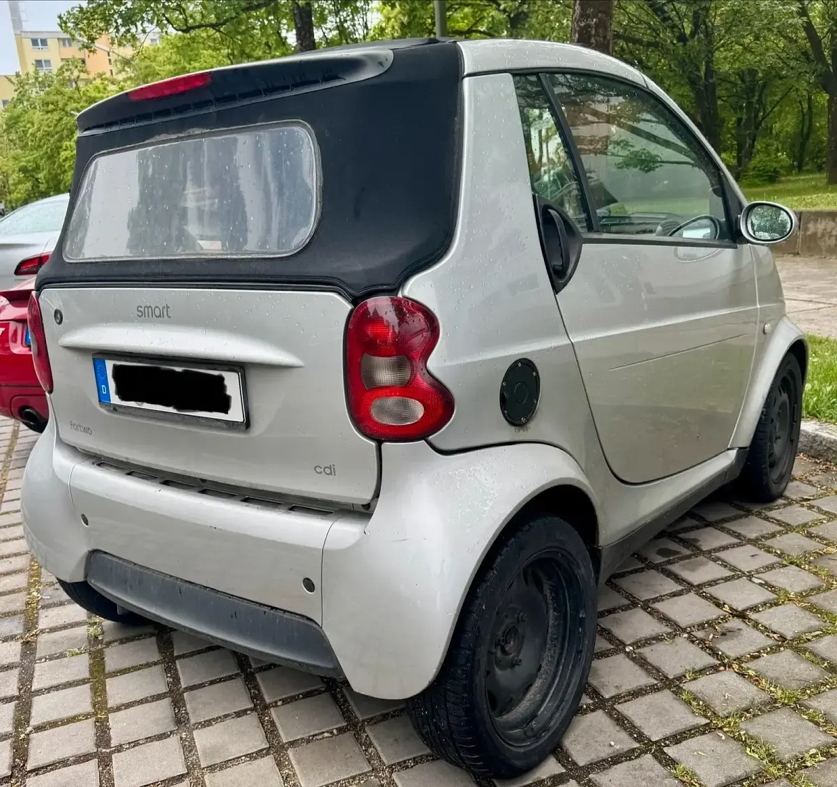 Używany Smart ForTwo Cabrio 41 KM (30 kW) 2005 Srebrny Kabriolet