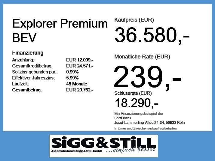Neu Ford Explorer Premium 125 kW (170 PS) 2026 Blau SUV