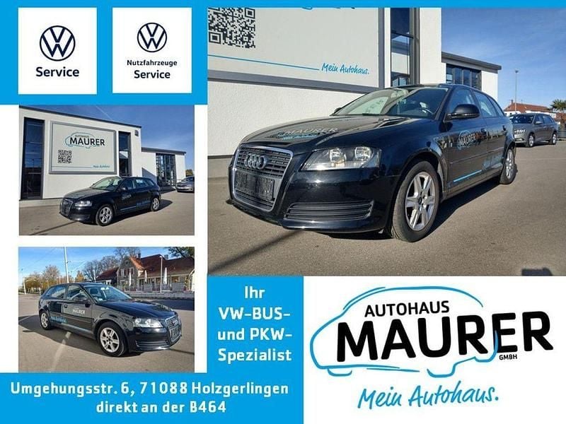 Schwarz Gebraucht 2010 Audi A3 Limousine | 5.930 € (Fairer Preis) - Bild 1/4