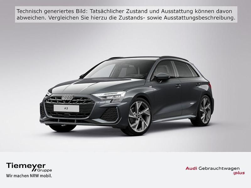Grau Gebraucht 2024 Audi A3 Sportback S-Line Limousine | 39.880 € (Fairer Preis) - Bild 1/4