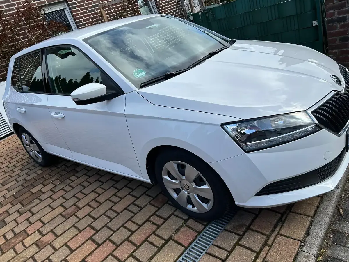 Gebraucht Skoda Fabia 60 PS (44 kW) 2021 Weiß Kleinwagen