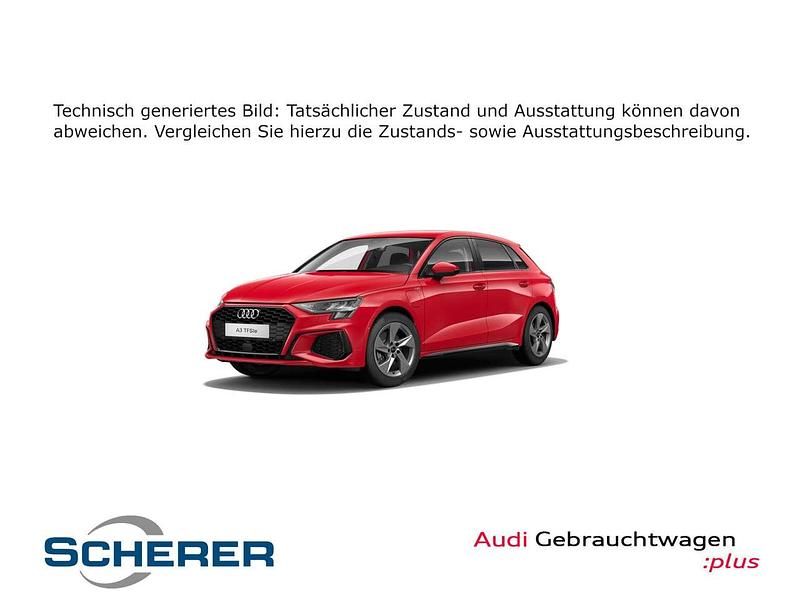 Tangorot metallic Gebraucht 2021 Audi A3 e-tron S-Line Kleinwagen | 26.990 € (Fairer Preis) - Bild 1/3