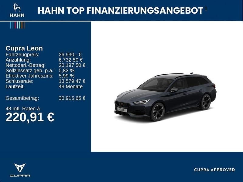 Second-hand Cupra Leon 150 CP (110 kW) 2024 Gri Break